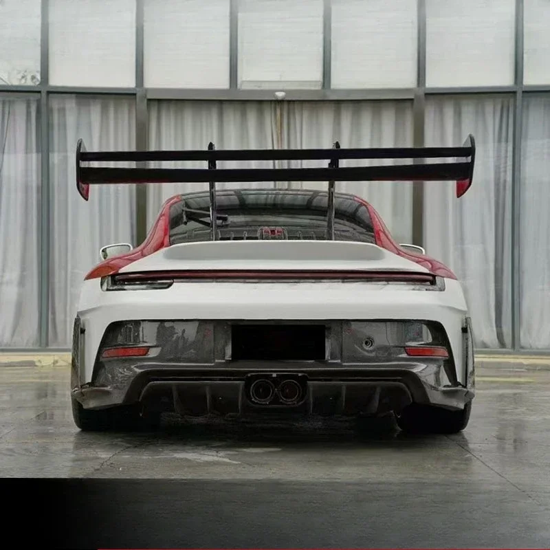 Fixed wind wing for large tail for Carrera 992 modified carbon fiber GT3RS track
