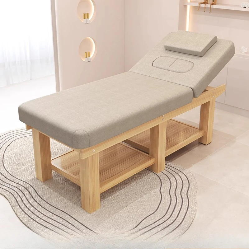 

Cosmetic Foot Massage Bed Luxury Medical Manicure Accent Massage Bed Head Spa Professional Individuales Mesa Salon Furniture