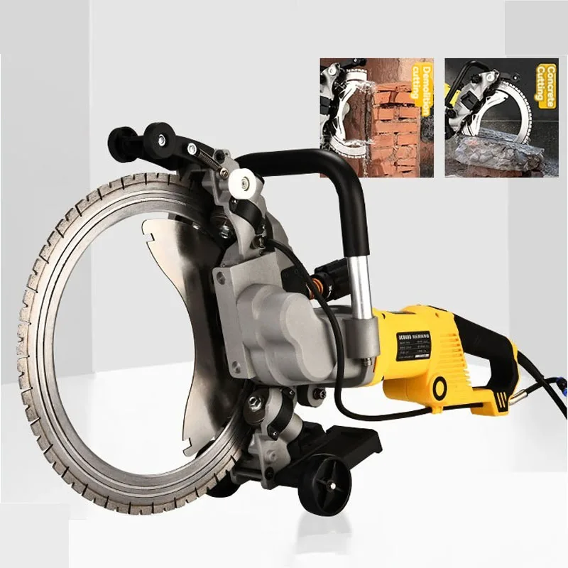 High Frequency Brushless Ring Saw New Wall Cutting Machine Dust Free Portable Reinforced Iron High Power Concrete Cutting