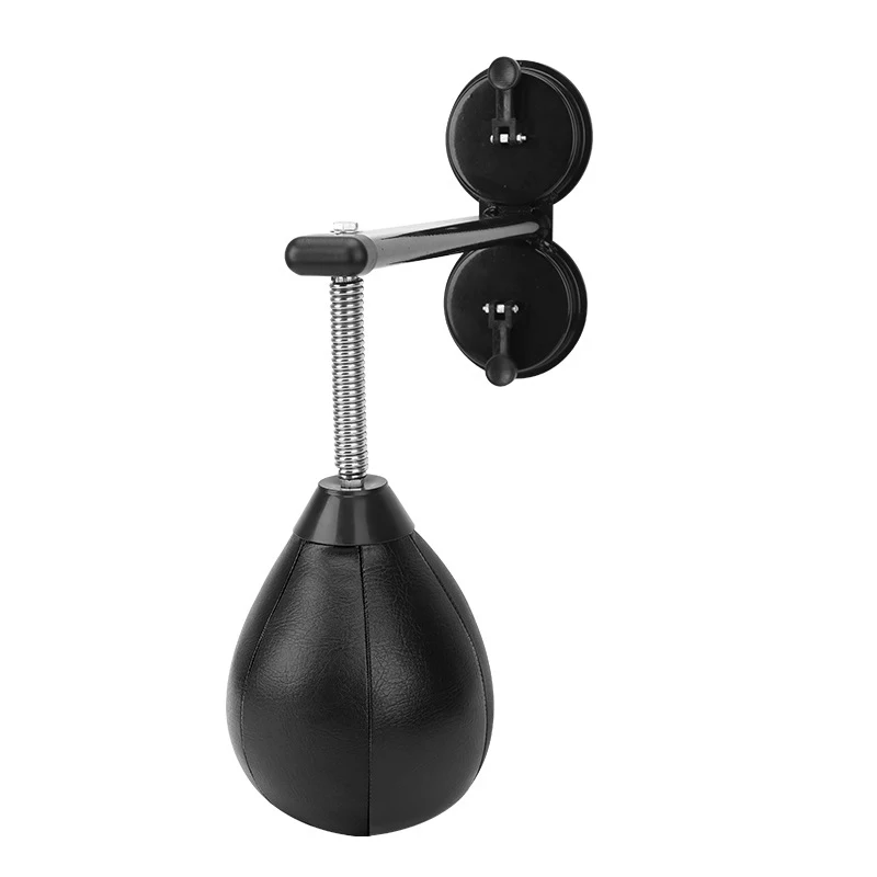 Wall Mount Punching Speed Bag Height Adjustable Punching Bag with Suction Cup Punching Ball with Spring for Home Office