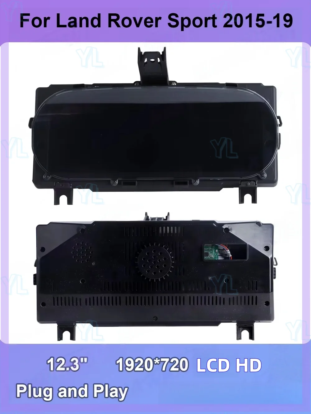 

YLL 12,3-дюймовый ЖК-дисплей приборной панели, цифровой кластер для Land Rover Discovery Sport 2015-2019, Linux, автомобильный приборный экран, кабина
