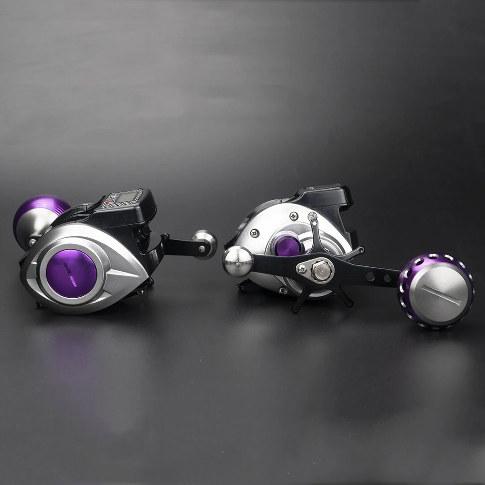 Carrete baitcasting mar con pantalla digital impermeable - imagen 5