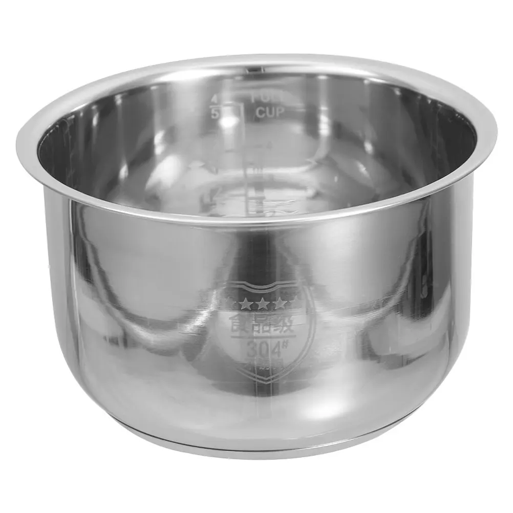 

Rice Cooker Rice Cooker Replace Liner Pot Replacement Double Bottom Stainless Steel Kitchenware Practical Long Lasting