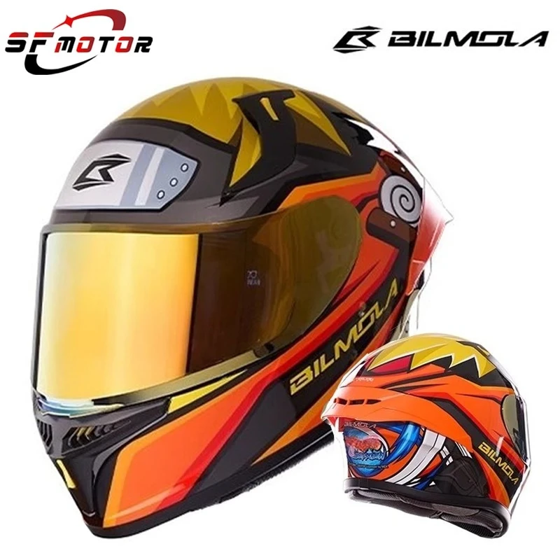 BILMOLA RAPID RSLT Cascos de motocicleta ECE2206 Cascos de hombre Cascos de dibujos animados Para Moto engranajes de motocicleta bicicleta de calle Capacete Moto