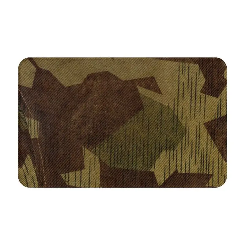 Custom German Splittertarn Camo Doormat Mat Anti-Slip Camouflage Kitchen Bath Garage Rug Carpet 40*60cm