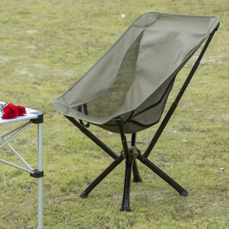 

Relaxing High Backrest Camping Chair Folding Lightweight Camping Chair Portable Outdoor Cadeira Ao Ar Livre Sports Entertainment