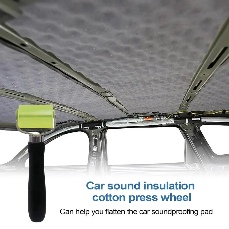 

Car Audio Sound Deadening Roller Automotive Soundproofing Compacting Roller Auto Sound Deadening Application With Rubber Handle