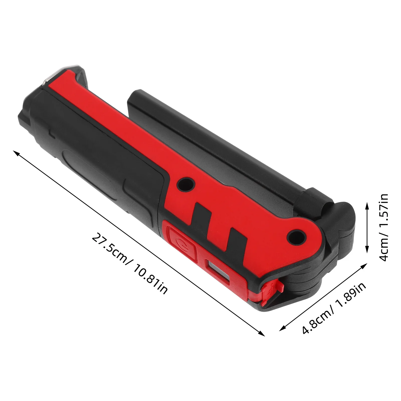 1세트 USB 충전식 COB LED 작업등 검사용 손전등 접이식 조절 가능한 캠핑 랜턴 자석 베이스 수리용
