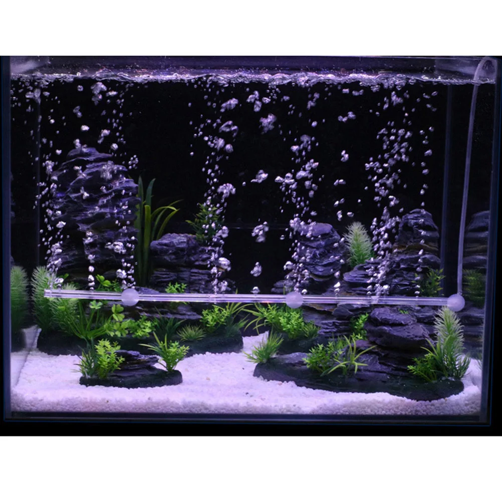 

2 set Oxygen Strip 2 Sets Transparent For Fish Tank Aquarium Pump Accessory Aquarium Strip Fish Tank Air Bubble Oxygen Air