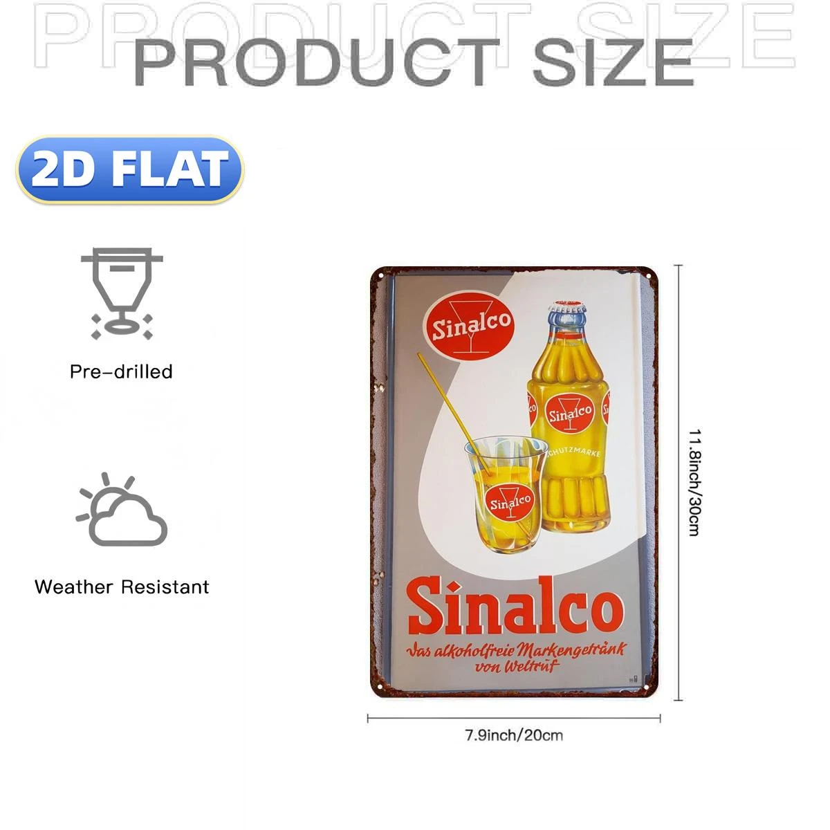 2D Flat 1pc 