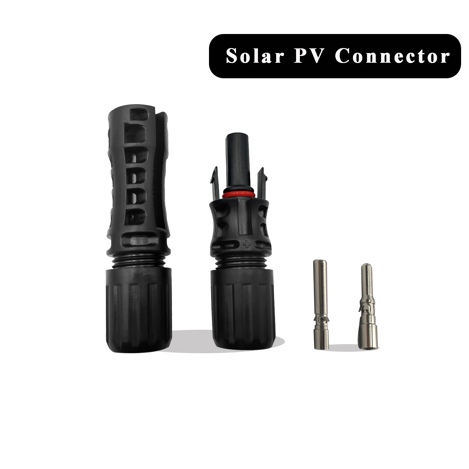 

1Pair Waterproof IP68 Solar PV Connector Energy System Male&Female DC 50A 1500V For Solar cable 2.5/ 4/6mm2 Assembly Accessories