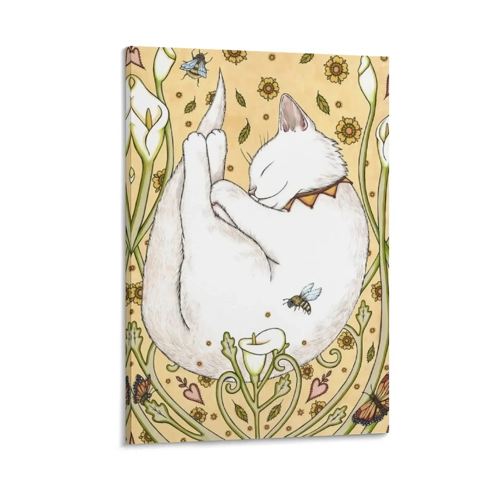 

Butterflies and Bees Canvas Painting ornaments for home wall decor