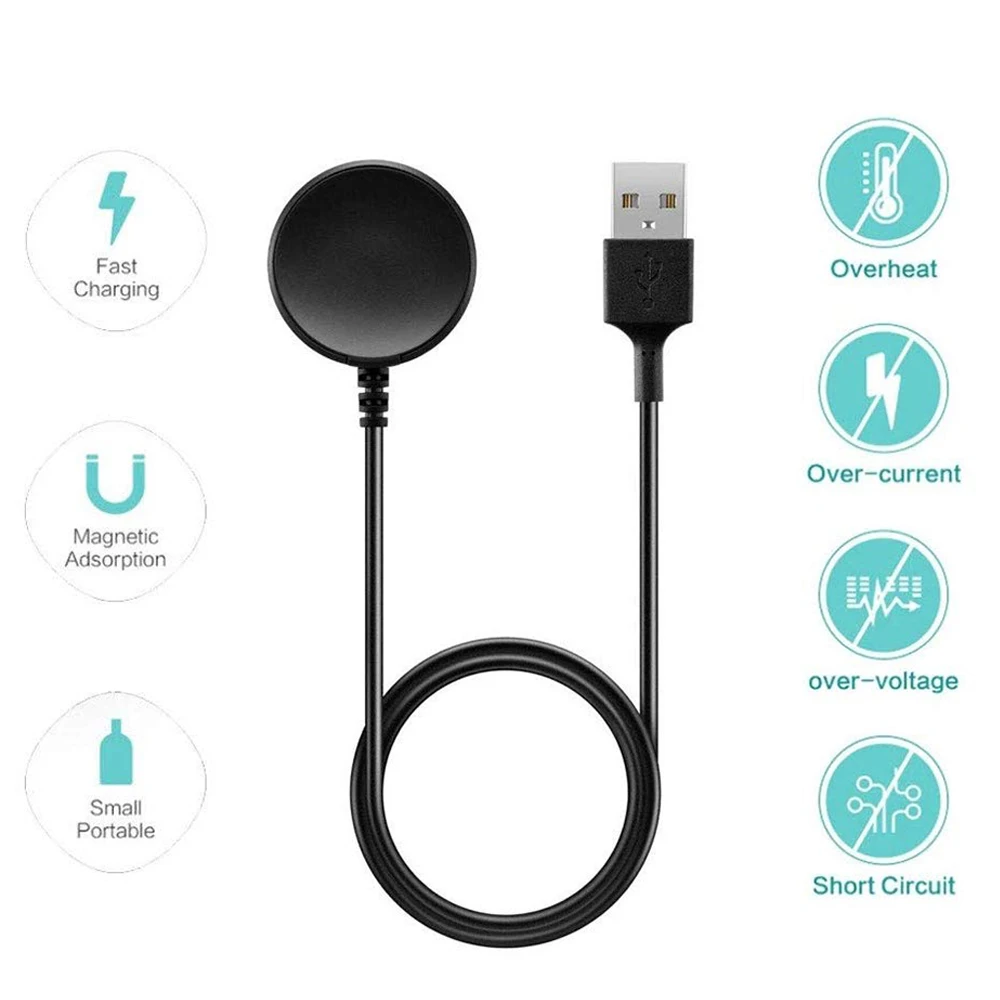 USB-кабель для зарядки для Samsung Galaxy Watch 4 / Watch 5 / Watch5 Pro / Active 2 / Active SmasrtWatch, 1 м