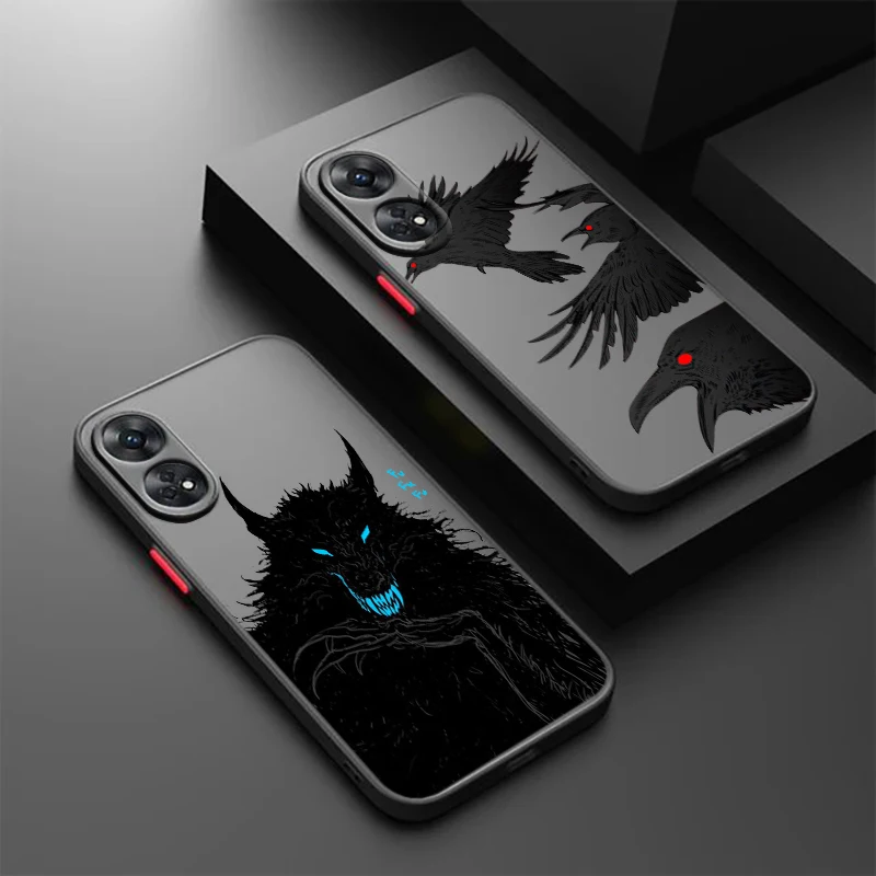 Cartoon Cool N-aruto For OPPO Reno 8T 8 7 6 5 Z F SE Pro Plus Lite TPU Shockproof Frosted Translucent Phone Case