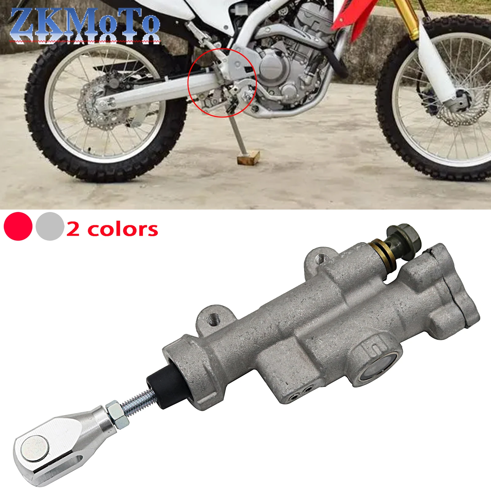 Motorcycle Rear Brake Main Pump For KAYO T4 T6 K6 For Honda CR125R CR250R CRF250R CRF250X CRF450R CRF450X CR CRF 2002-2022 2023