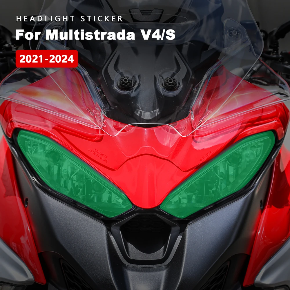 

Headlight Sticker Waterproof Motorcycle Stickers for Ducati Multistrada V4/S V4S Accessories 2021-2024 2023 2022 Motorbike Decal