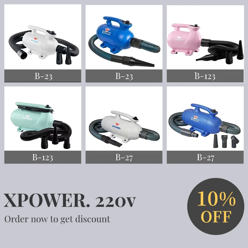 

220V High Quality Pet Water Blower Strong Wind Pet Dryer Low Noise Dog Drying Machine Dryer Cat