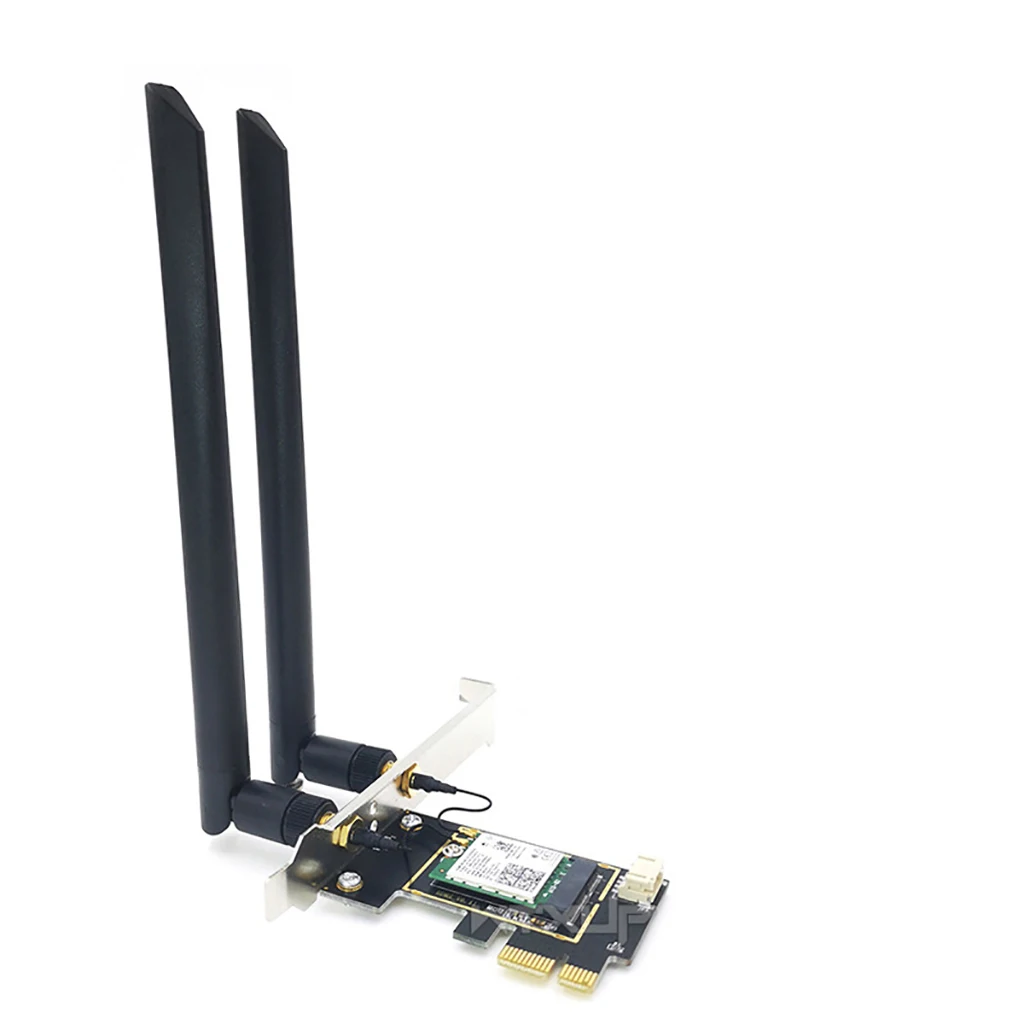 7260AC การ์ดเครือข่ายไร้สาย1200ม. 2.4ก./5ก. กิกะบิต Pci-e การ์ดเชื่อมต่อไร้สายรองรับบลูทูธ BT4.0การ์ดอะแดปเตอร์ WiFi สำหรับคอมพิวเตอร์ตั้งโต๊ะ