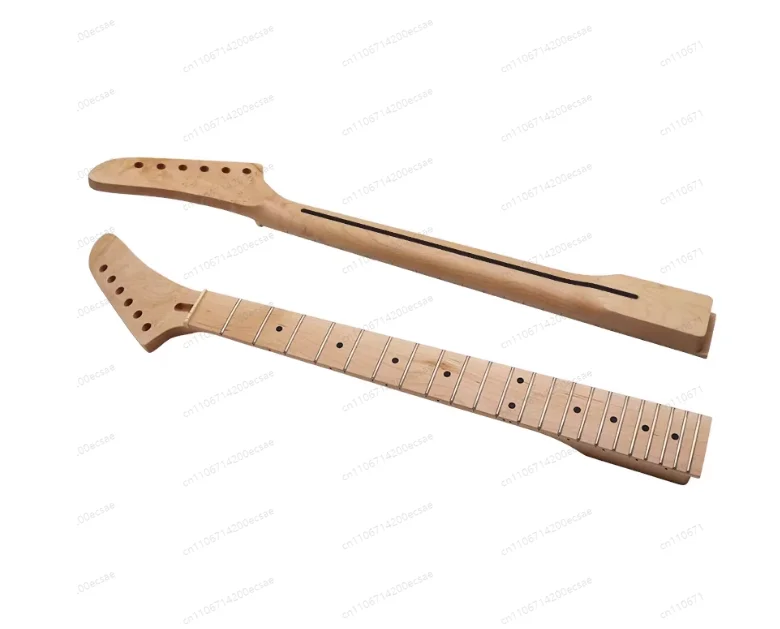 DIY 6-String Electric Guitar Neck | 22-Fret T-Style Maple Neck for Custom Builds & Upgrades