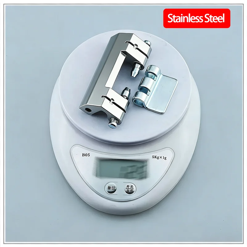 

2pcs Stainless Steel Welded Hinges Detachable for Industrial Electrical Motor Equipment Cabinets Concealed Installation