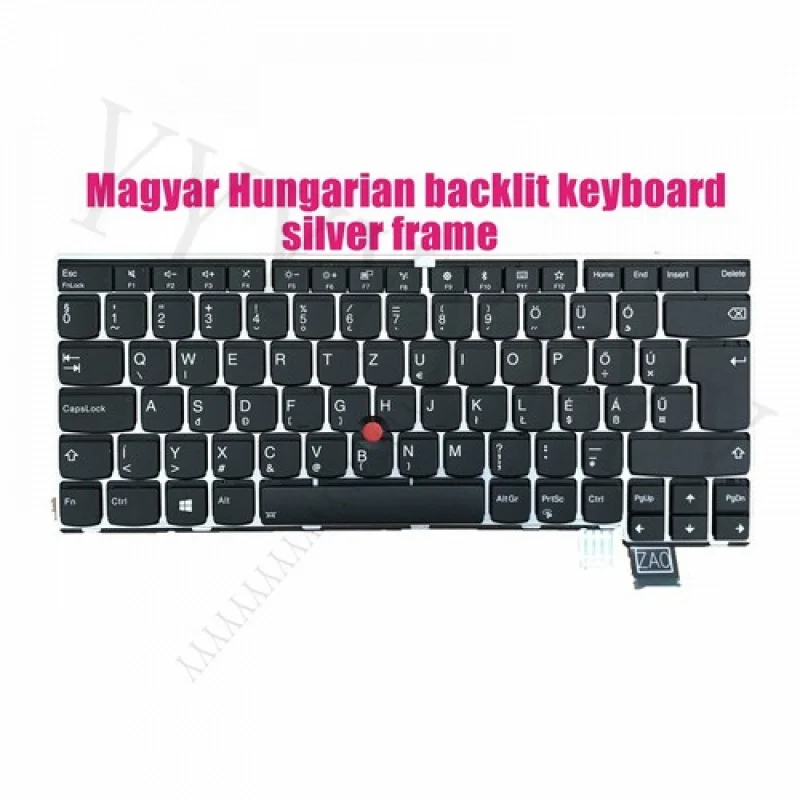 

QMagyar Венгерская клавиатура с подсветкой для Lenovo ThinkPad T470S (20HF/20HG/20JS/20JT)