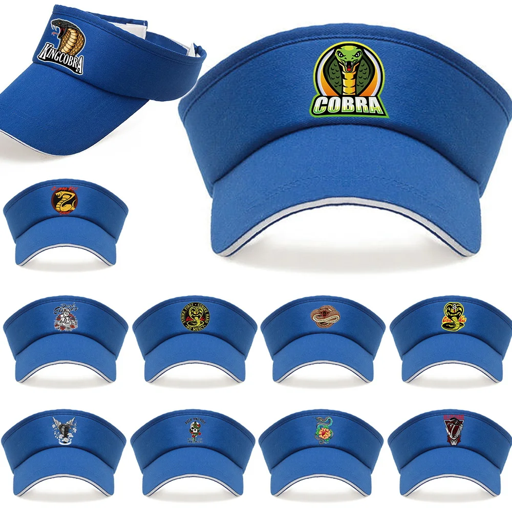 

Empty Top Hat for Men Visor Cap Golf Running Baseball Caps Printing Cobra Series Sports Hats Adjustable Anti-UV