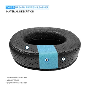 TOURFOUR için yedek Pedler kulaklıklar Düzenleyici W800BT, W808BT, W820BT, W828NB, W820NB, W830BT, W855, W855BT, K800, K815P Köpüğün en iyi 10 satışı, düzenleyici-no. 2