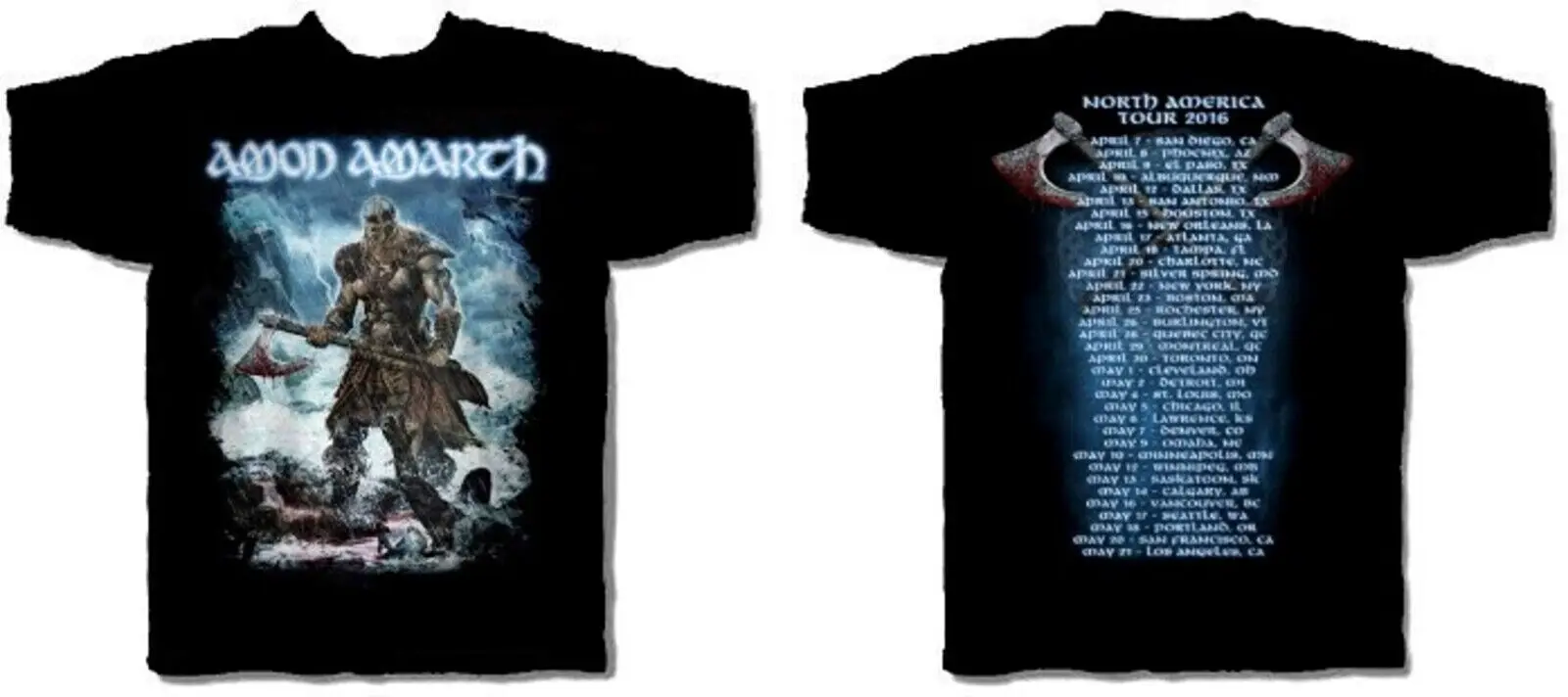 AMON AMARTH cd cvr JOMSVIKING Official TOUR SHIRT SMALL New OOP surtur berserker