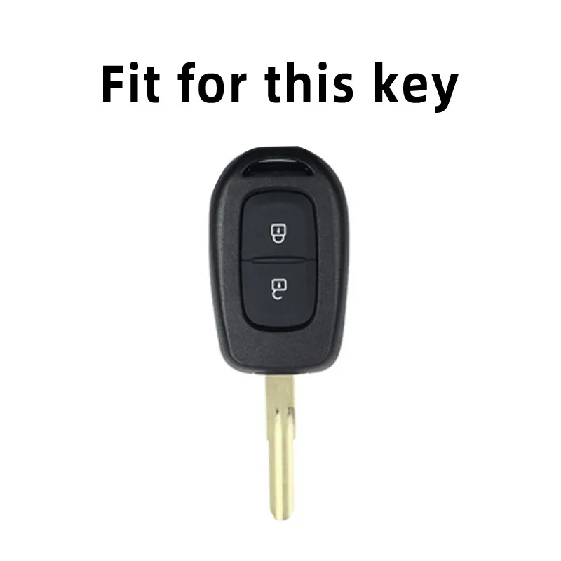 2 Buttons Soft TPU Car Remote Key Cover Case for Renault Duster Dacia Scenic Master Megane Shell Fob Holder Keychain Protector