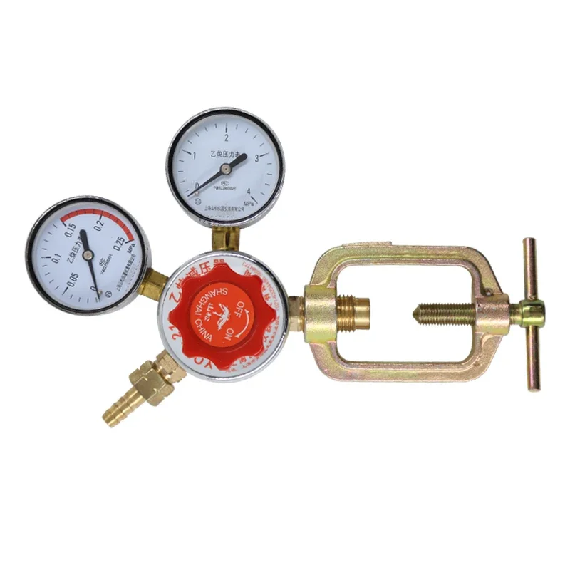 Up and down YQE-213 device acetylene pressure gauge pressure regulator valve stabilizer all copper