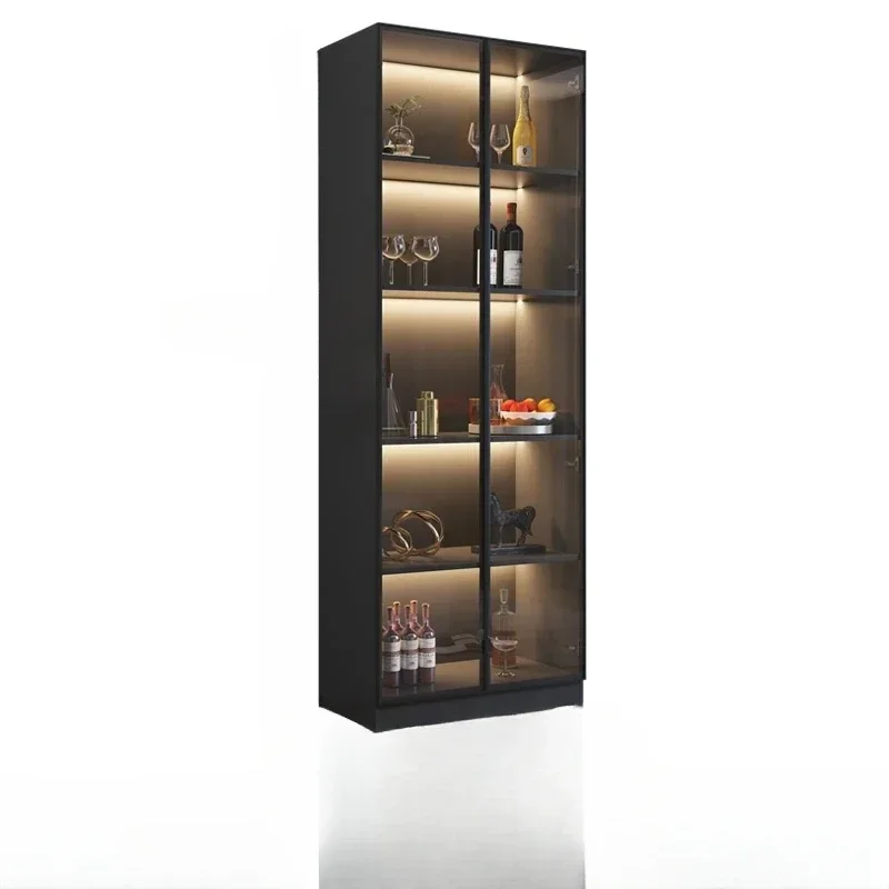 

Стеклянные винные шкафы для гостиной, витрина, кухонная стена, домашние винные шкафы, стеллажи для ликера, мебель для ресторана Mueble Licorera