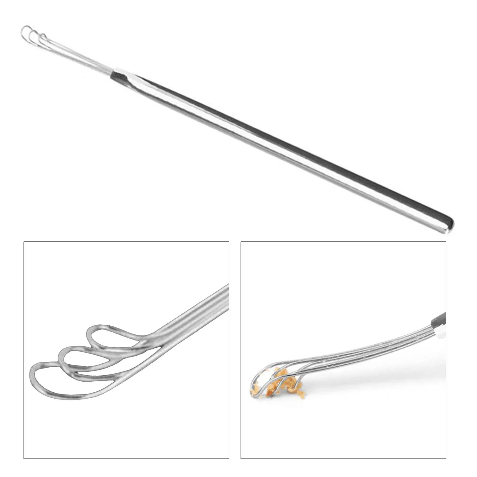 귀이개 귀청소 Ear Tools Stainless Steel Silver Earpick Wax Remover Curette Cleaner Health Care Tools Ear Pick Handle Design