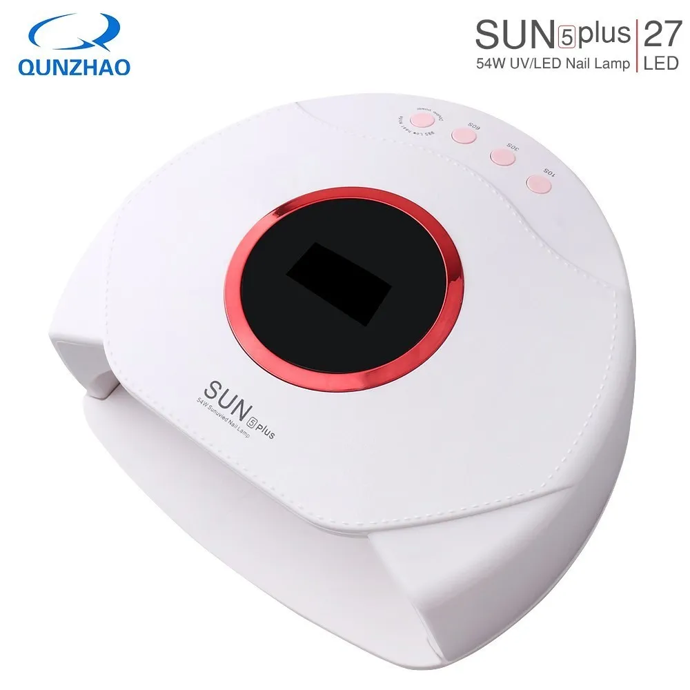 QUNZHAO SUN 5Plus UV Lamp Nail Dryer Pro UV LED Gel Nail Lamp Fast Curing Gel Polish Ice Lamp for Nail Manicure Machine