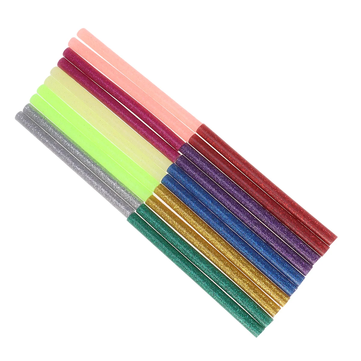 

72pcs Colored Hot Melt Glue Sticks Glitter Adhesive For Diy Craft Repair Bonding Paper Wood Plastic Glass Sealing Filler