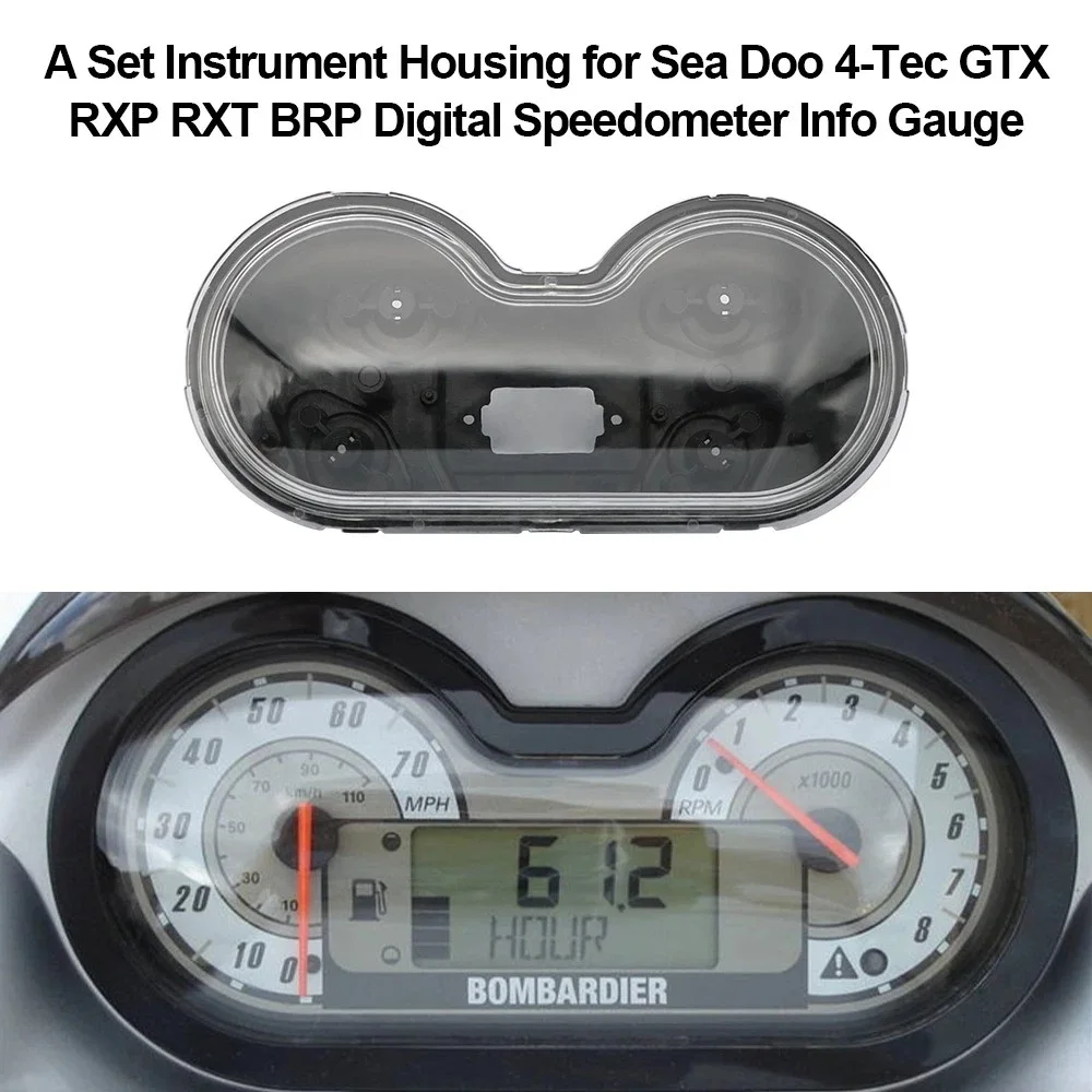 A Set Instrument Housing for Sea Doo 4-Tec GTX RXP BRP RXT Digital Speedometer