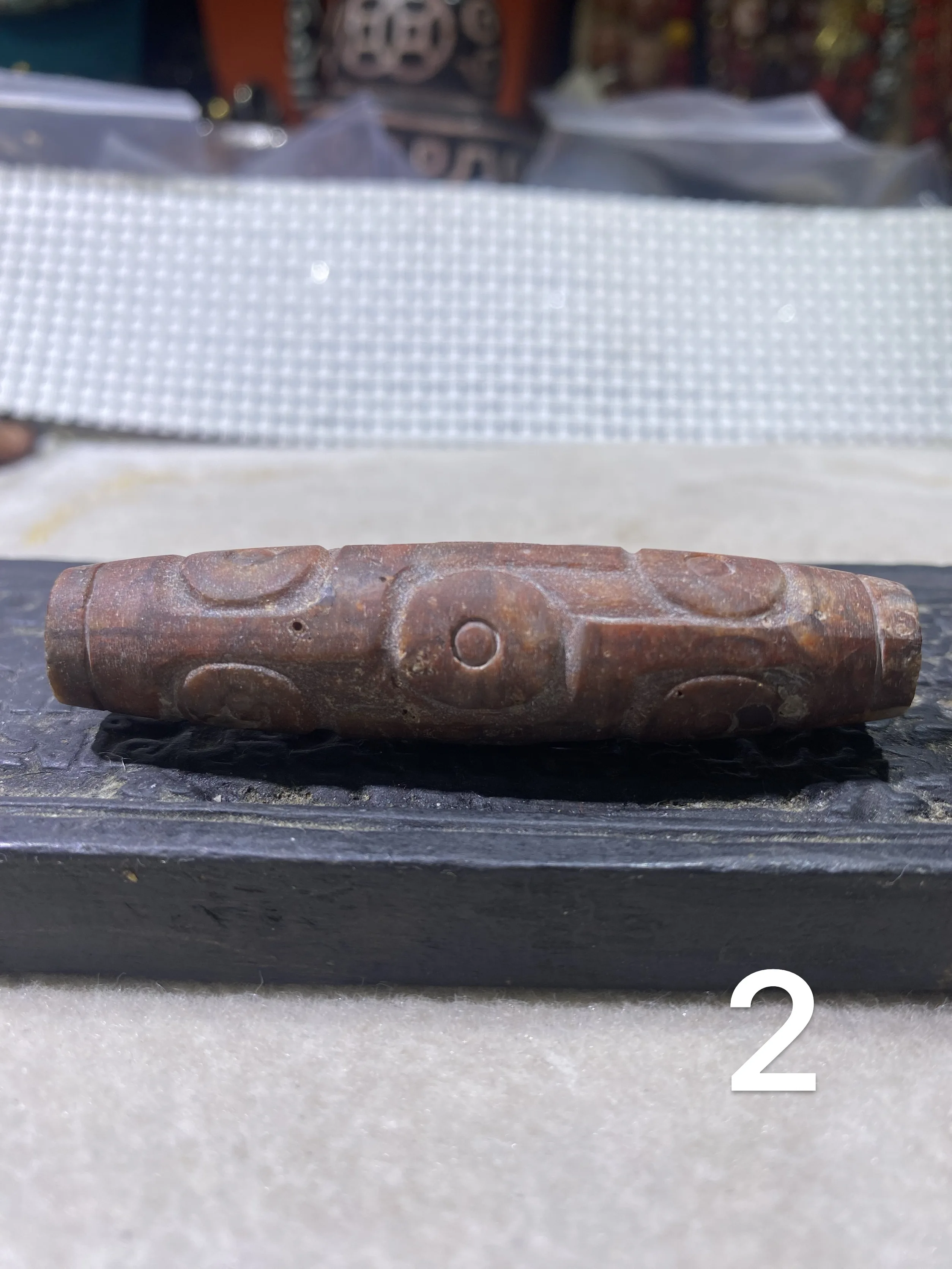 1pcs/lot Natural Conch Dzi most mysterious powerful energy Carved phoenix nine eyes pattern Rare special Loose beads Ethnic
