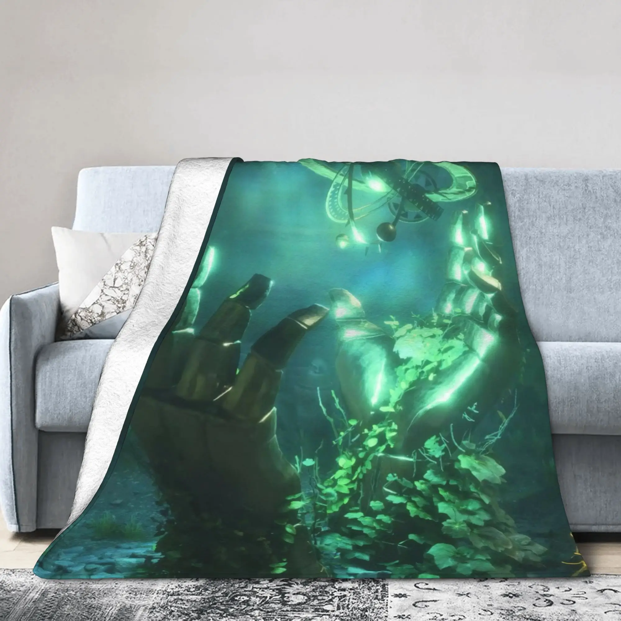 

Флисовые одеяла Dragon Age The Veilguard, игра ARPG для дома, вязаное одеяло для автомобиля, легкое, многофункциональное