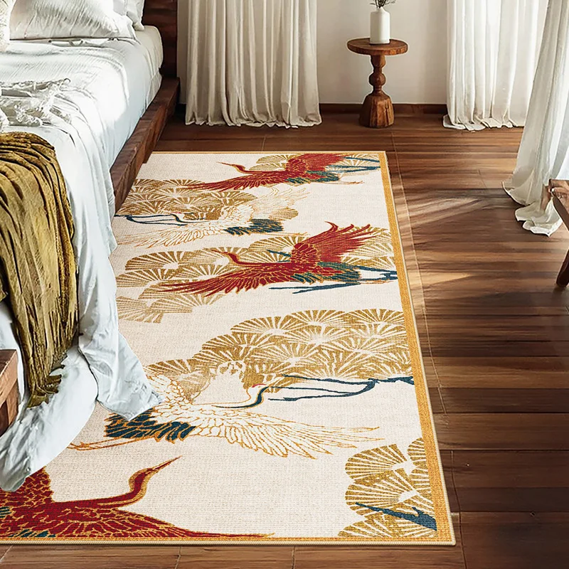 new-chinese-style-flower-and-bird-bedroom-carpet-retro-bedside-soft-blanket-customize-large-living-room-rugs-and-carpet-vintage