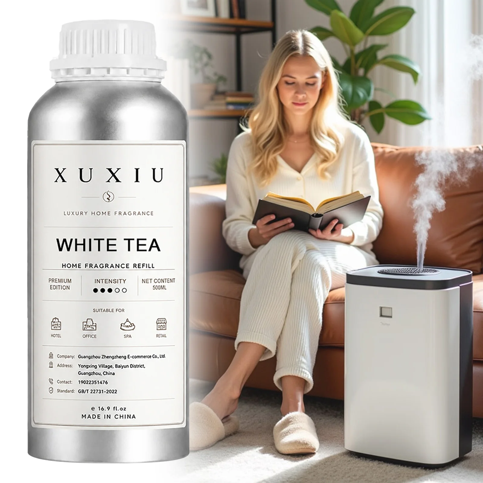 500ml Fragrance Oil Refill Solution for Indoor And Outdoor Use Ideal for Homes And Hotels