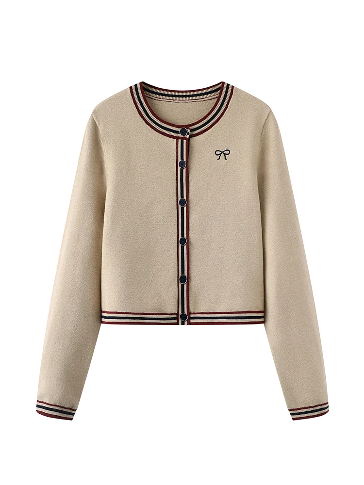 Set due pezzi Dr Cardigan lavorato a maglia primaverile Abbigliamento donna Gonna gilet Tagl Lungo Sve rotondo Ne Faion Ensemble