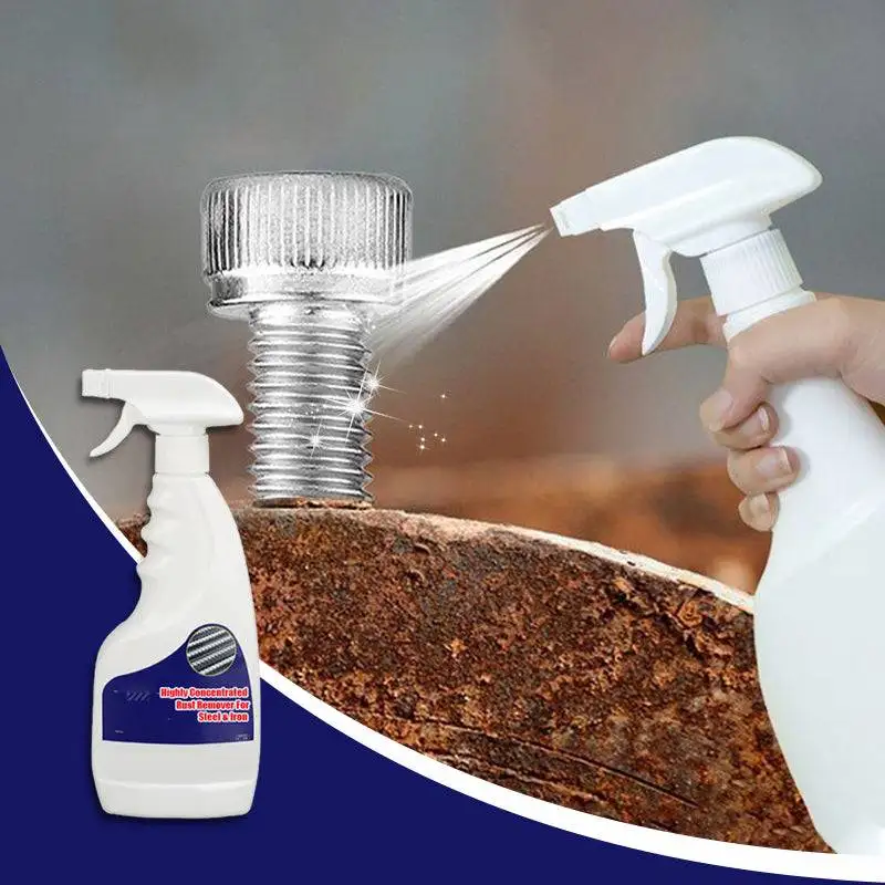 Highly Concentrated Rust Remover for Steel&Iron 120ml/500ml Fast Rust Removal Powerful Metal Rust Remover Daily Car Maintenance