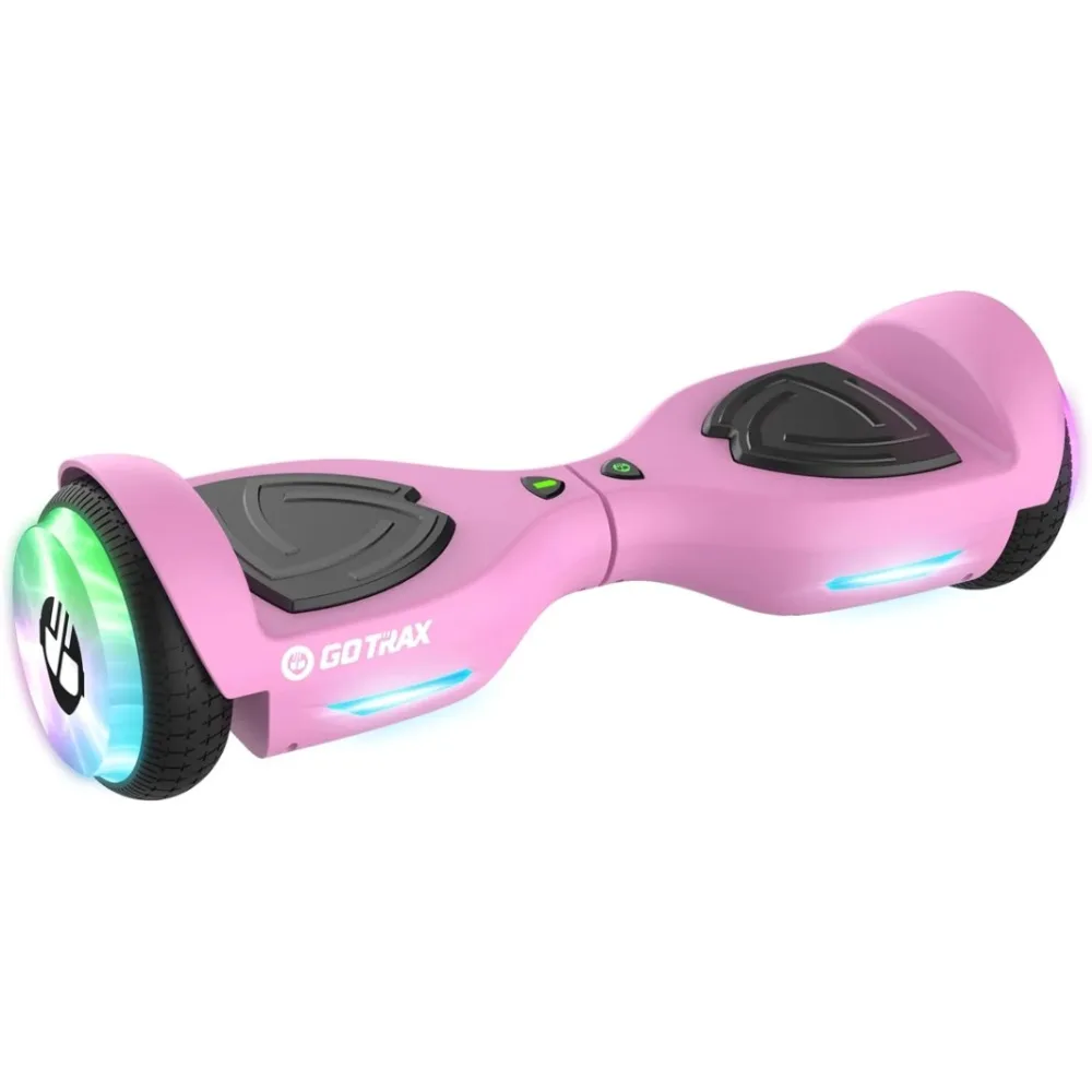 

6.5" LED Hoverboard, Max Range 3.1Miles with 50.4Wh Battery, 6.2mph Power by Dual 200W Motor, UL2272 Certified Approved