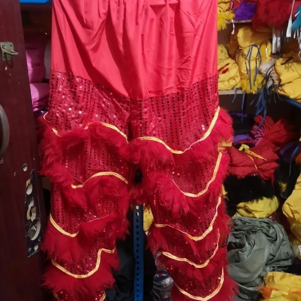 

Pants Trousers for Chinese Lion Dance Adult Stage Costume Kung Fu Performance Dancing Clothing