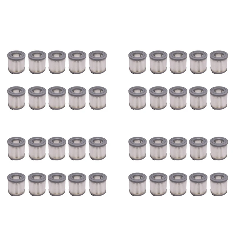 40 ชิ้น HEPA Filter สําหรับ Xiaomi JIMMY JV51 JV53 JV83 เครื่องดูดฝุ่นไร้สายแบบใช้มือถือ HEPA อุปกรณ์เสริม