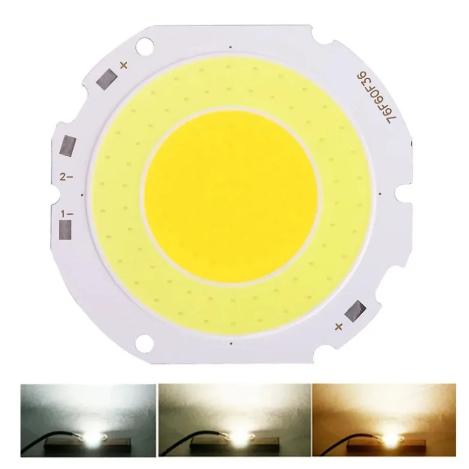 Wysokiej mocy chip LED COB 7660 Źródło światła DC30V150V do żarówek dolnych 50W 5000LM Zimna biel do żarówek LED DIY Flood