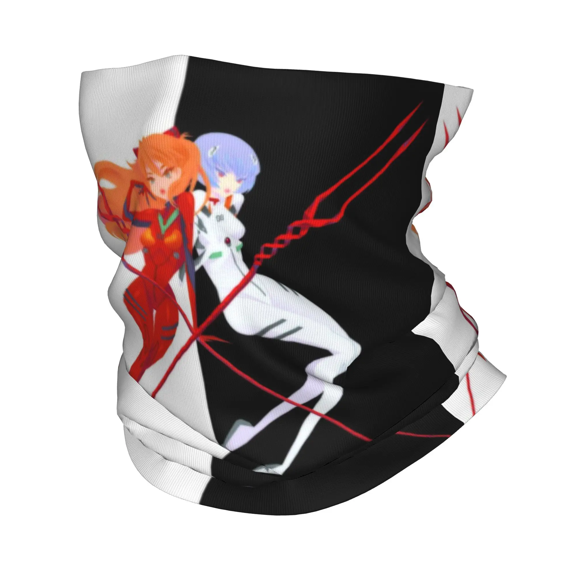 Custom Manga Evangeliones Winter Headband Neck Warmer Men Women Hiking Cycling Tube Scarf  Face Bandana Gaiter