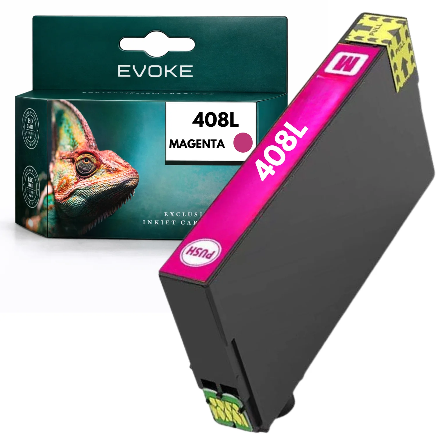 Evoke Compatibele Inkt voor Epson 408L T09K340 Magenta Workforcepro Wf-C4810Dtw