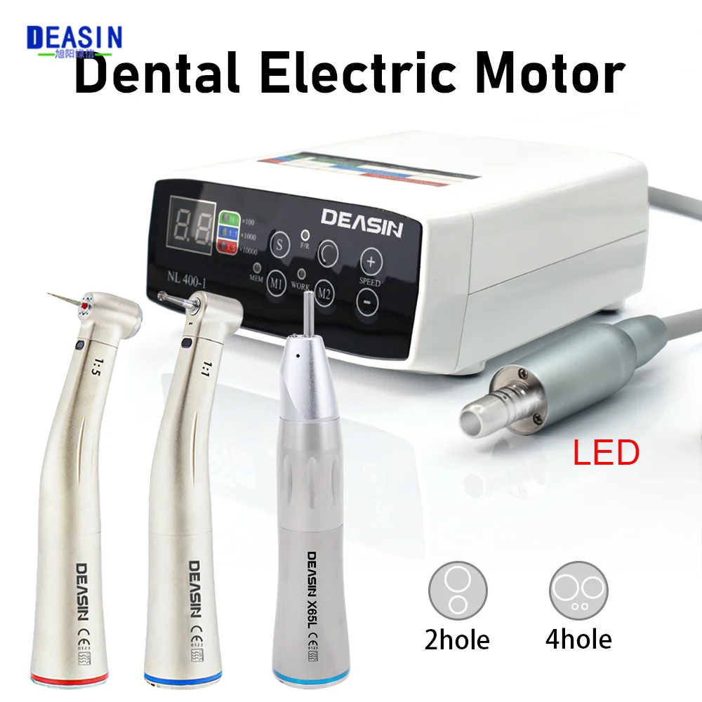 

Dental Led Micro Motor Electric Machine Internal Water Spray E-type X25L/X95L/X15L/X65L Contra Angle Handpiece Clinical Tools