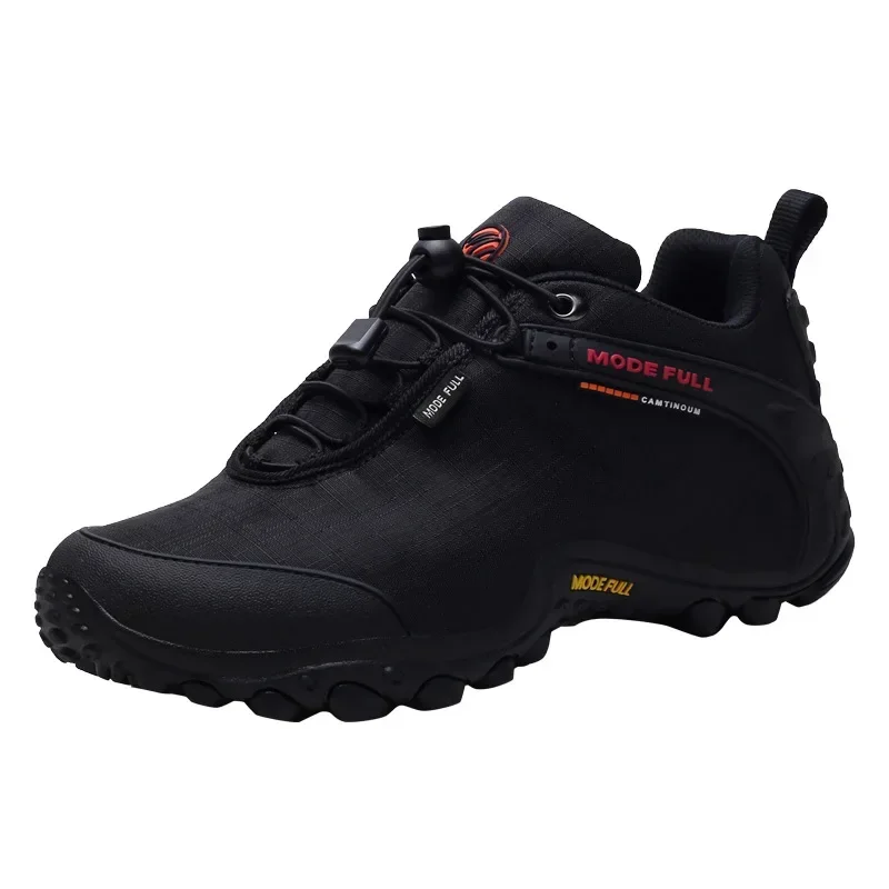 Outdoor Hiking Waterproof And Anti-Skid Thick Bottom Wear-Resistant And Breathable Ultra Light Cloth Mountaineering Shoes