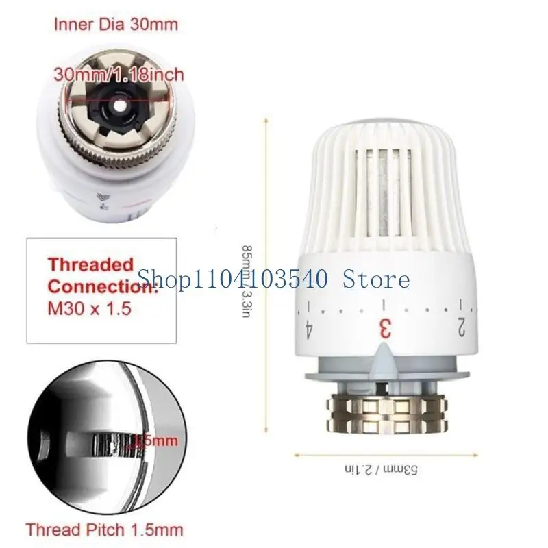 02DC 2pcs/set Programmable Thermostat Wireless Heating Control Durable for Radiators